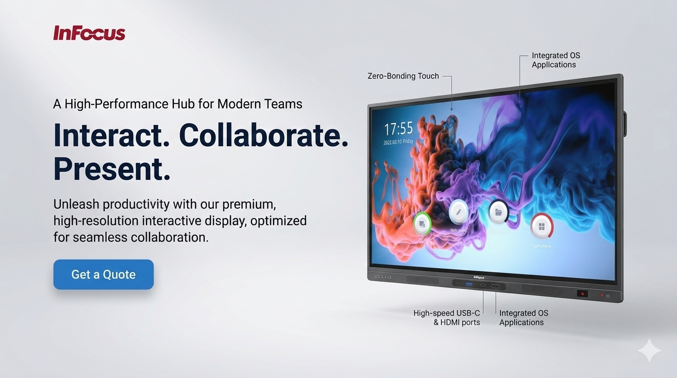 InFocus JTouch Series 13 – 65 Inch Interactive Display (IN6513) - Google EDLA Certified image 2