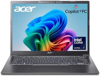 Acer Aspire 14 AI Copilot+ A14-52M-72S0 – Core Ultra 7 256V, 16GB, 1TB SSD, WUXGA image 2