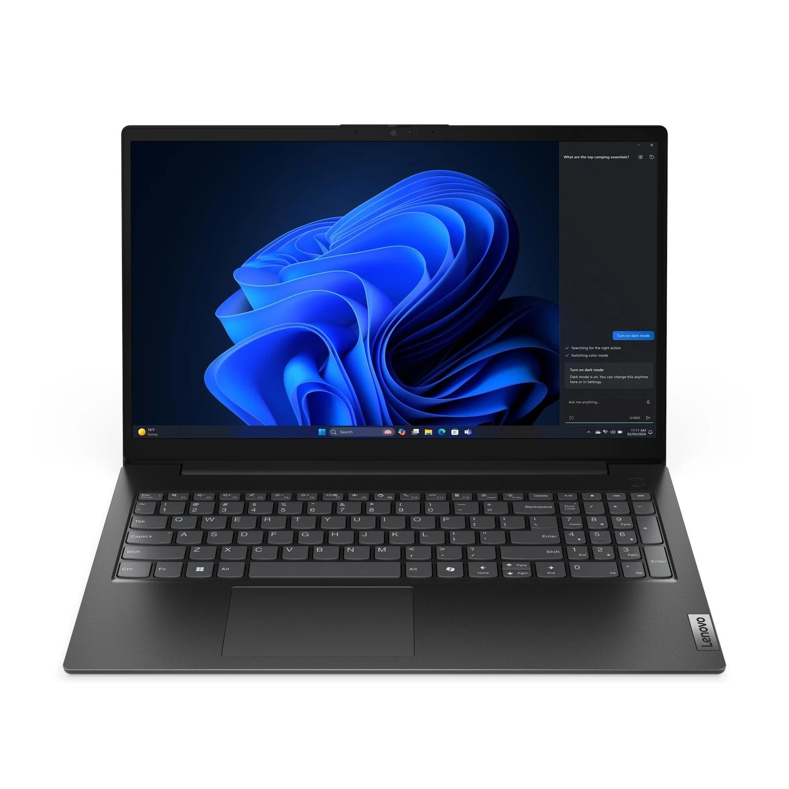 Lenovo V15 G5 IRL 83HFA08GUS – Intel Core 7 240H, 16GB RAM, 1TB SSD, 15.6-inch FHD image 2